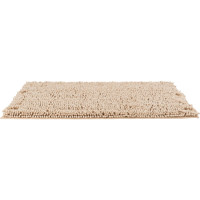 Dirt absorbing mat, waterproof, 80 × 60 cm, beige