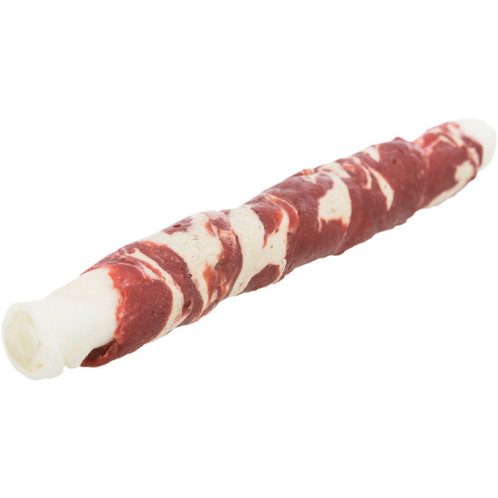 Rollos Masticables Ternera Veteada Denta Fun, 17 cm, 3 uds./140 g