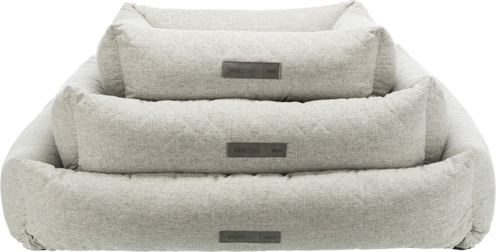 Cama Vital Noah, cuadrado, 100 × 70 cm, Gris Claro
