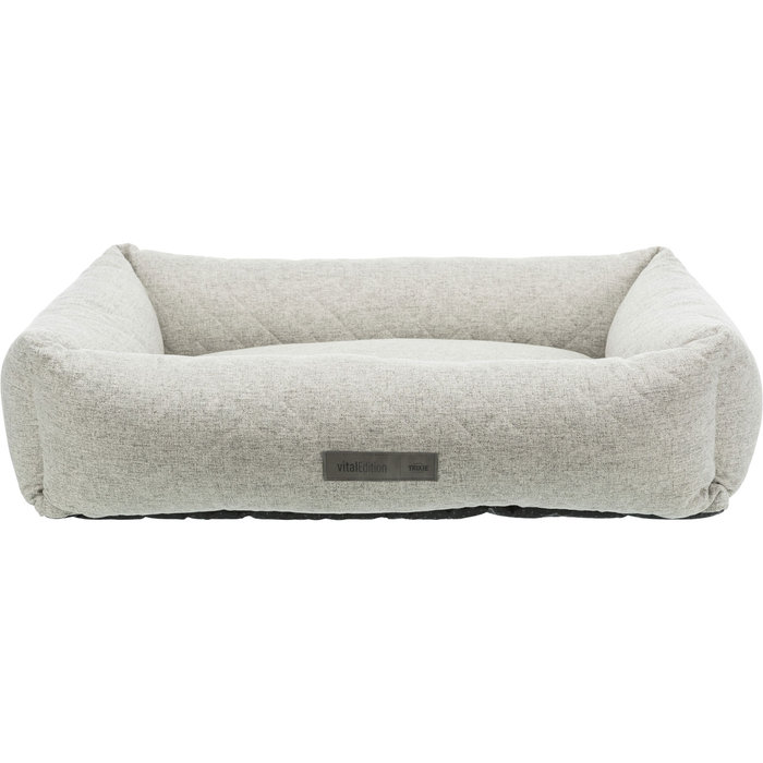 Noah vital bed, square, 100 × 70 cm, light grey