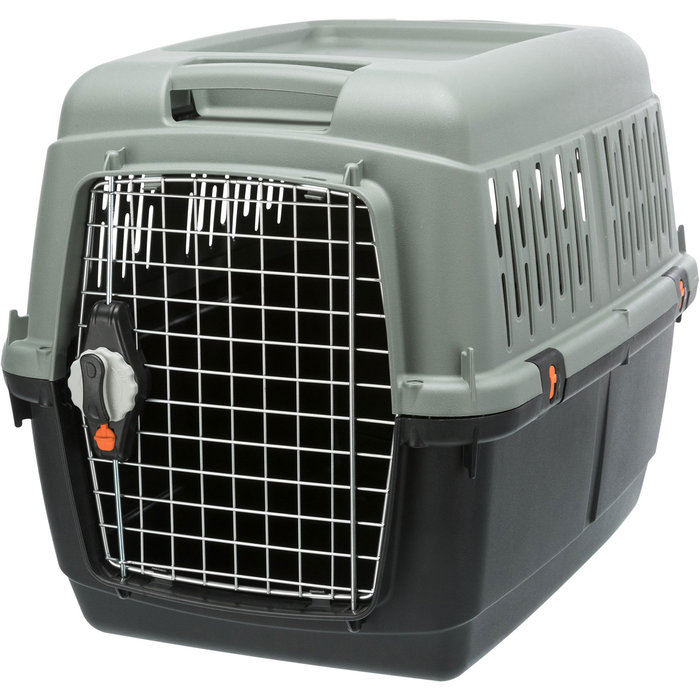 Transportín Be Eco Giona 4, S–M: 50 × 51 × 70 cm, Antracita/Gris-Verde