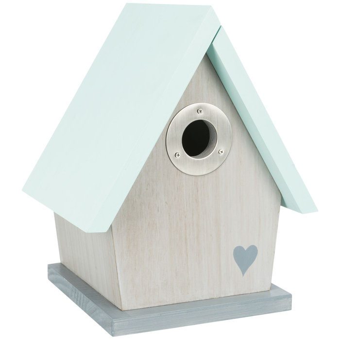 Caja nido para  aves anidadoras de cavidades, madera de pino, 20 × 26 × 17cm/ø 3.2 cm