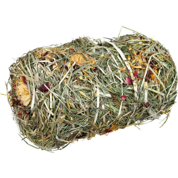 Hay bale with flowermix, ø 10 × 18 cm, 200 g