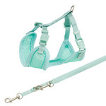Arnés Suave para cachorros con correa JUNIOR, 26–34 cm/10 mm, 2.00 m, Menta