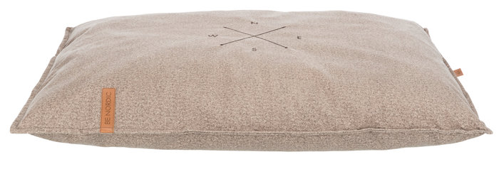 BE NORDIC Föhr Soft cushion, 110 × 80 cm, sand