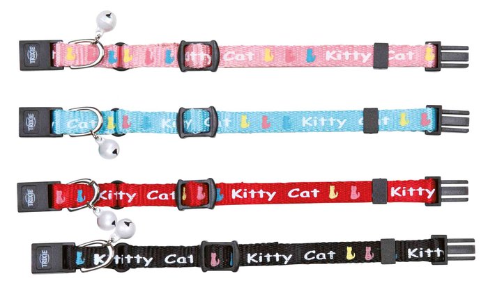 Junior kitten collar, Kitty Cat motif,