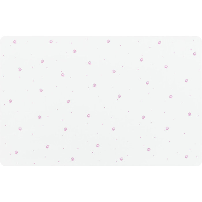 Salvamanteles Huellas, 44 × 28 cm, Blanco