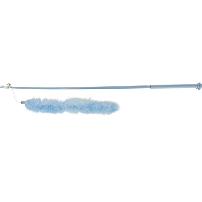 Playing rod XXL with feather boa, 65 cm