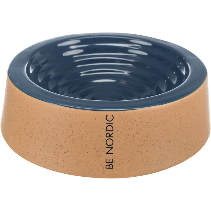 BE NORDIC bowl, ceramic, 0.5 l/ø 20 cm, dark blue/Beige