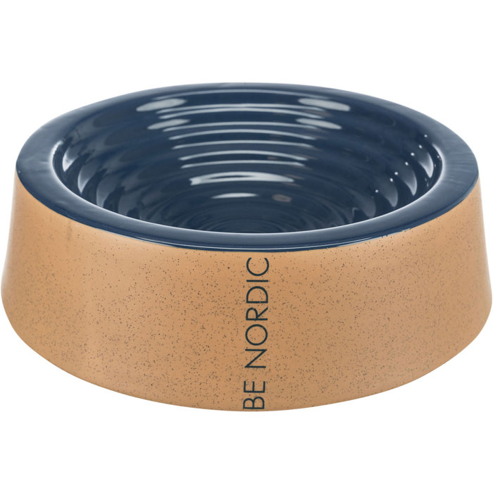 BE NORDIC bowl, ceramic, 0.8 l/ø 25 cm, dark blue/Beige