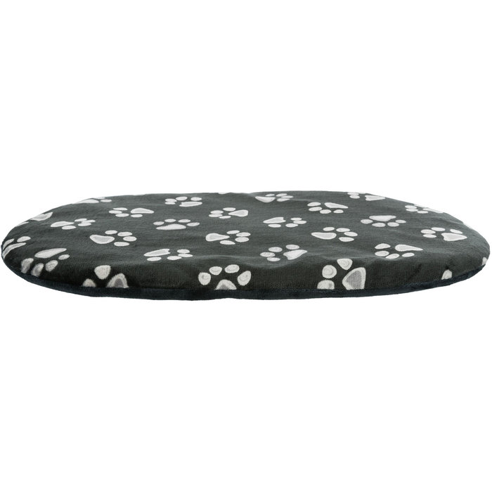 Jimmy cushion, oval, 115 × 72 cm, black