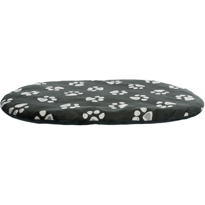 Cojín Jimmy, ovalado, 44 × 31 cm, Negro