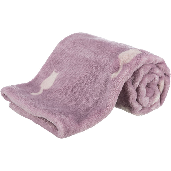 Lilly blanket, plush, 70 × 50 cm, berry