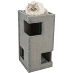 Gabriel cat tower, felt/sisal, 78 cm, grey