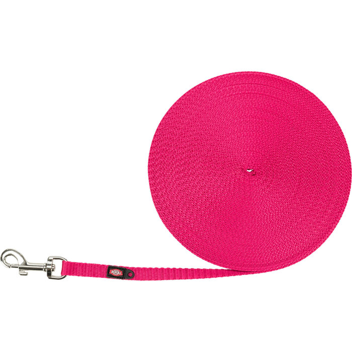 Tracking leash, extra light, XS–S: 15 m/10 mm, fuchsia