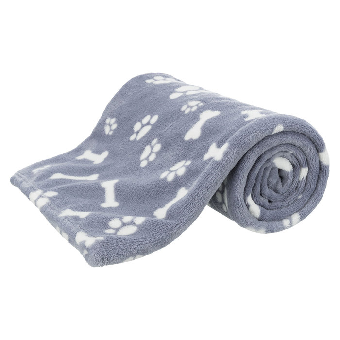 Kenny blanket, plush, 150 × 100 cm, blue