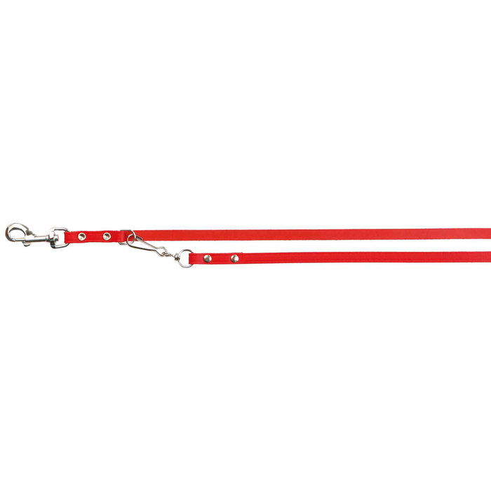 Basic adjustable leash, XS–S: 2.00 m/10 mm, black
