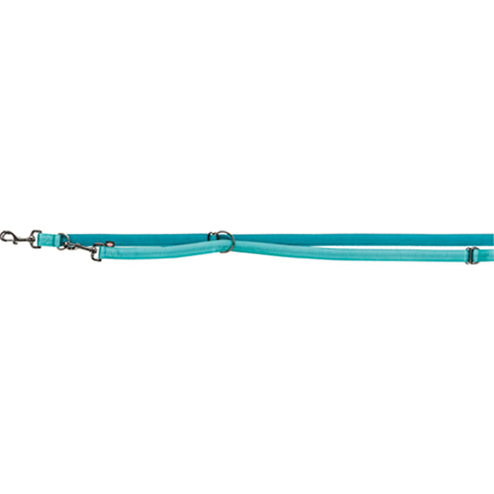 Softline Elegance adjustable leash, L–XL: 2.00 m/25 mm, ocean/petrol