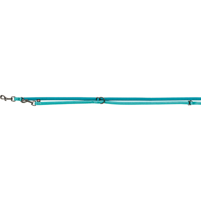 Softline Elegance adjustable leash, XS–S: 2.00 m/15 mm, ocean/petrol