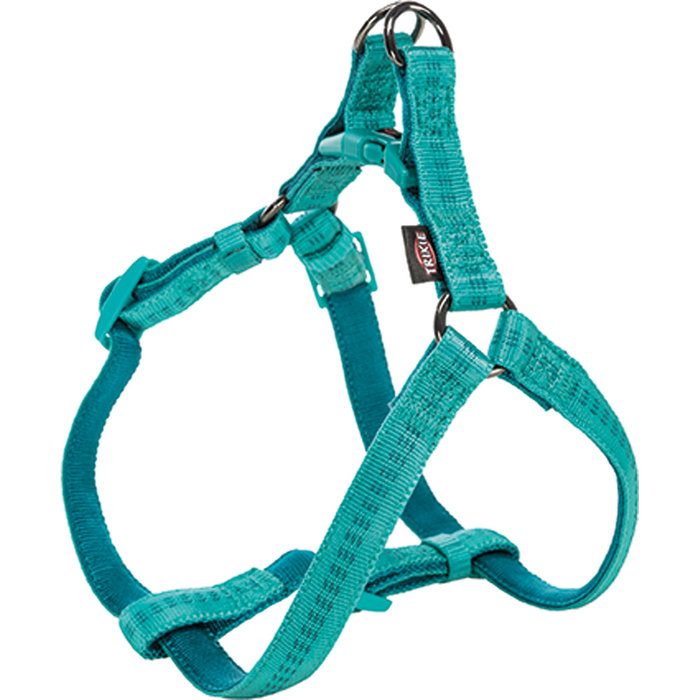 Softline Elegance One Touch harness, XL: 80–100 cm/25 mm, ocean/petrol