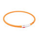 Flash light ring USB, silicone, XS–XL: 70 cm/ø 10 mm, white