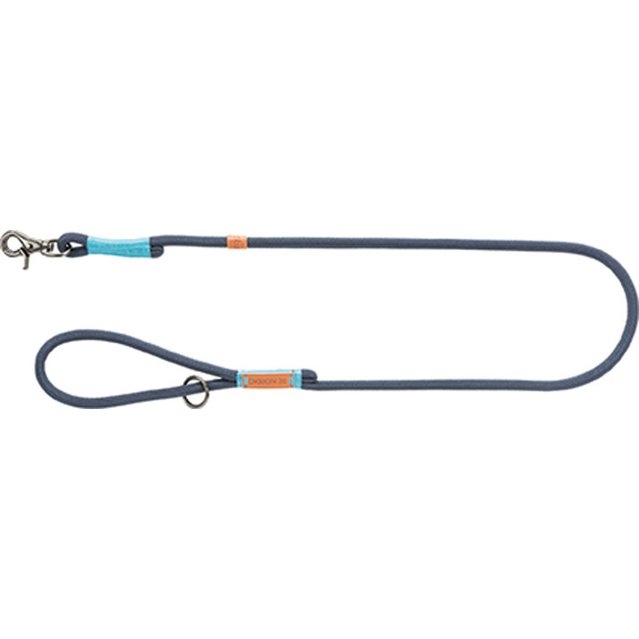 BE NORDIC leash, S–M: 1.00 m/ø 8 mm, dark blue/light blue
