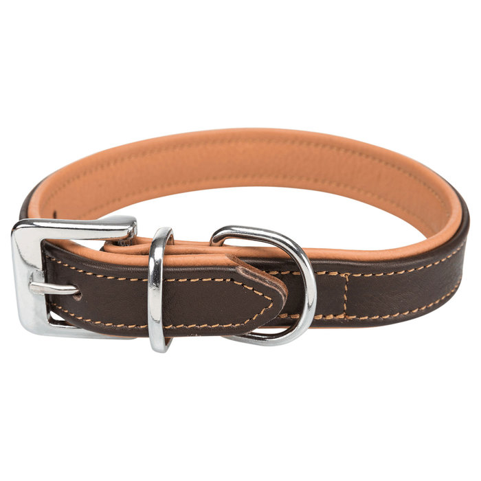 Collar Active Comfort, S: 31–37cm/25mm, Marrón/Marrón Claro