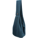 Soft front carrier, 22 × 20 × 60 cm, blue/light grey