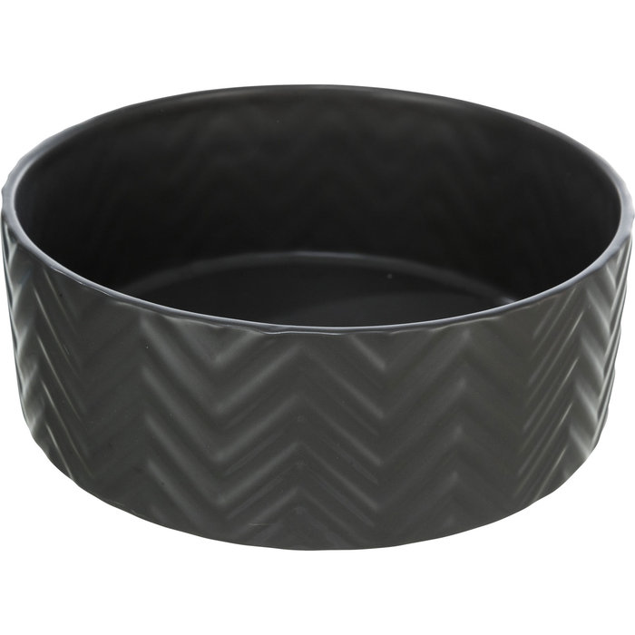 Bowl, ceramic, 1.6 l/ø 20 cm, black