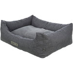 Cama Liano, cuadrada, 100 × 80 cm, Gris