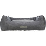 Cama Liano, cuadrada, 100 × 80 cm, Gris