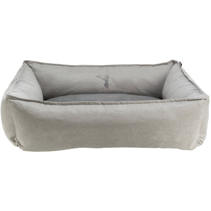 Cama Leni, cuadrada, 100 × 70 cm, Arena-Gris