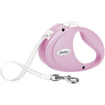 flexi PUPPY, tape leash, XS: 2 m, pink