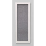 Tabla Rascadora para montar en la pared, 28 × 78 cm, Gris-Blanco