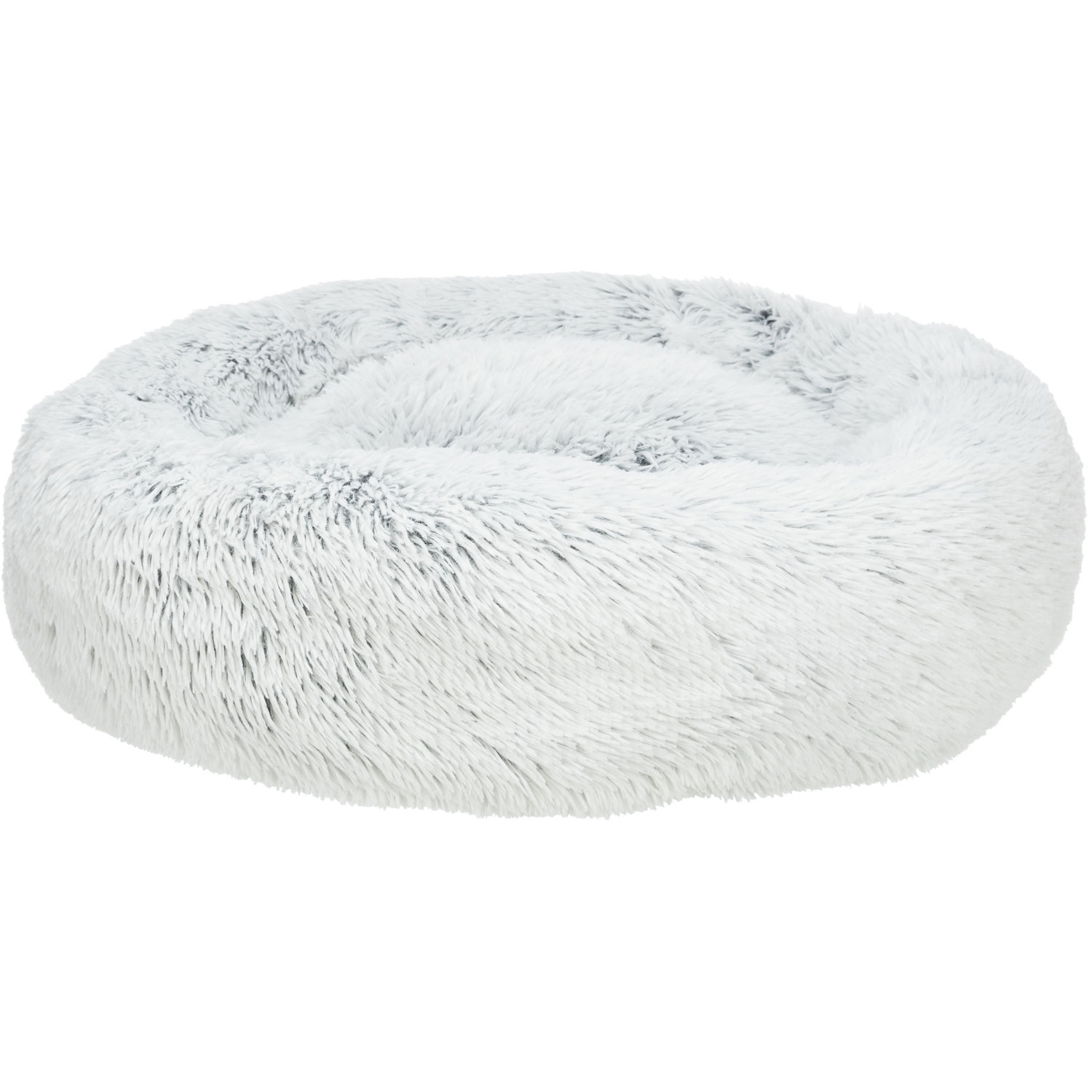 Cama Harvey, redonda, ø 80 cm, Blanca-Negra