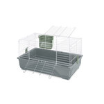 Jaula Roedor EASY 80, 2ND LIFE,80x48.5x42cm, Blanco/Azul (Acc. Verde)