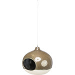Bird feeding bowl for hanging, ceramic, 12 × 14 × 12 cm, forest
