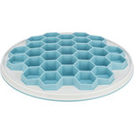 Hive Slow Feeding plate, plastic/TRP/TPE, ø 30 cm, grey/blue