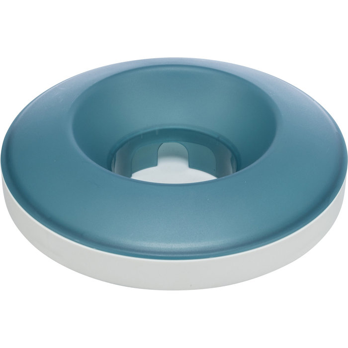 Slow Feeding Comedero Rocking Bowl , Gris/Azul, 0,5 l/ø 23 cm