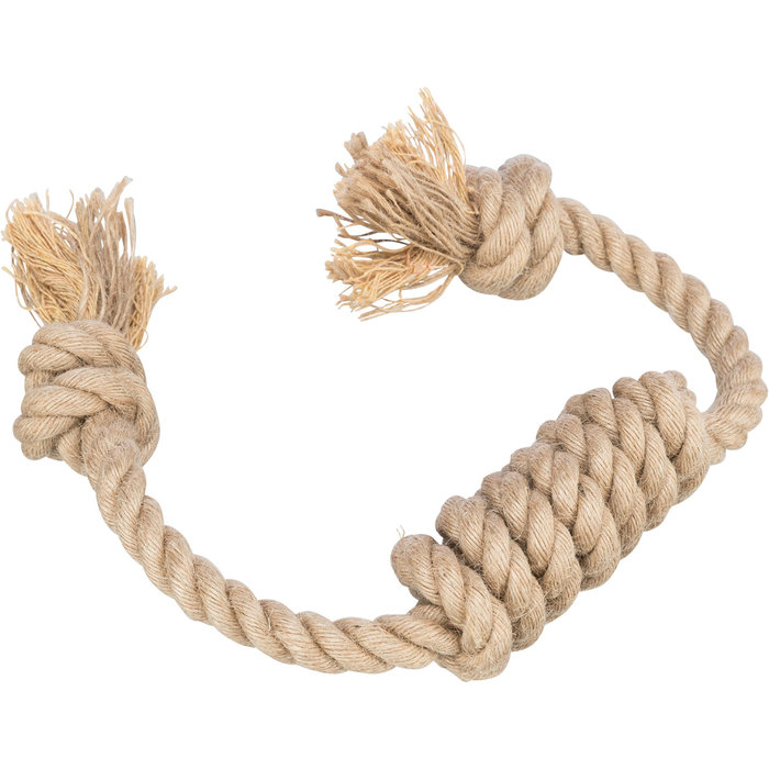 Playing rope, hemp/cotton, 48 cm