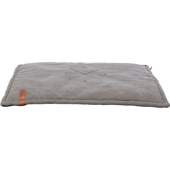 BE NORDIC Föhr lying mat, 100 × 70 cm, dark grey