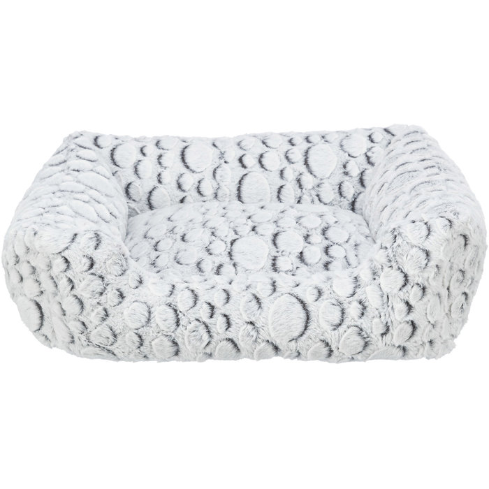 Cama Mila, Blanco-Gris, 60 × 50 cm