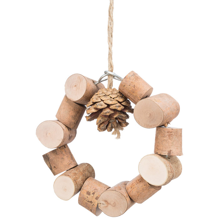 Nibble swing, pine wood, ø 11 cm