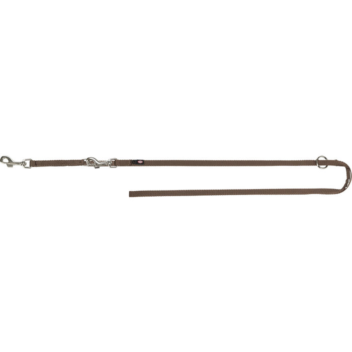 Premium adjustable leash, XS: 2.00 m/10 mm, hazelnut