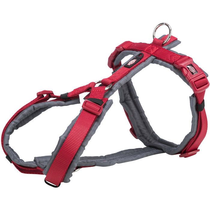 Premium Arnés Trekking, XL, Rojo/Grafito, 80–97 cm/25 mm