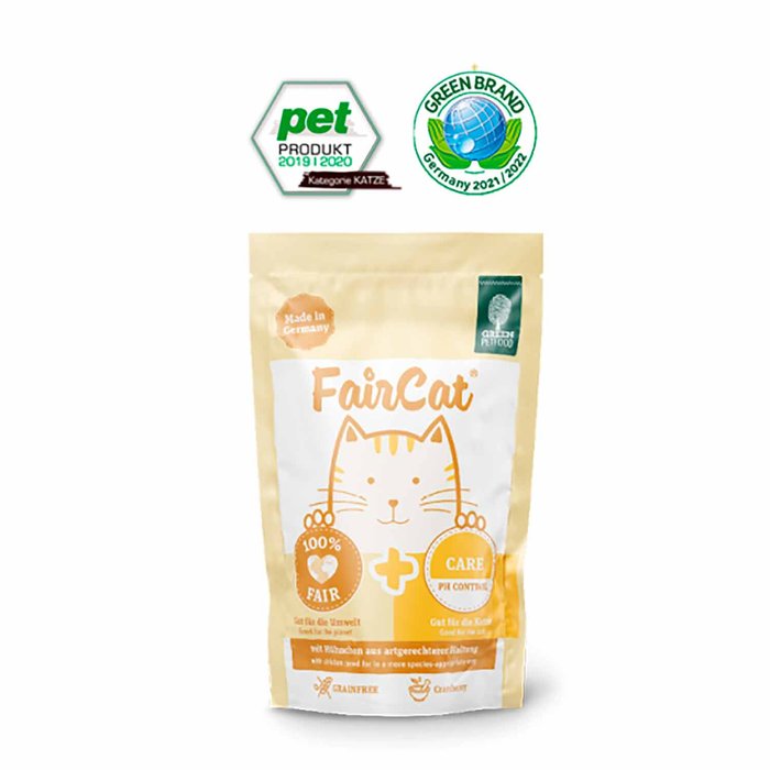 Sachet Cat FairCat Care,GREEN FOOD, 85g Pouch