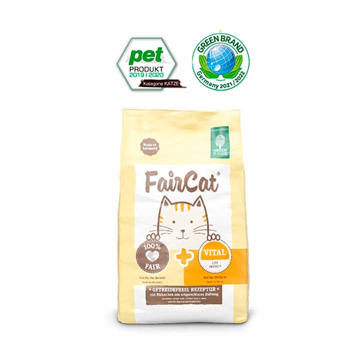 Saco Gato FairCat Vital, GREEN PETFOOD, 7,5 kg
