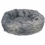 Yelina bed, round, ø 55 cm, Black-Grey