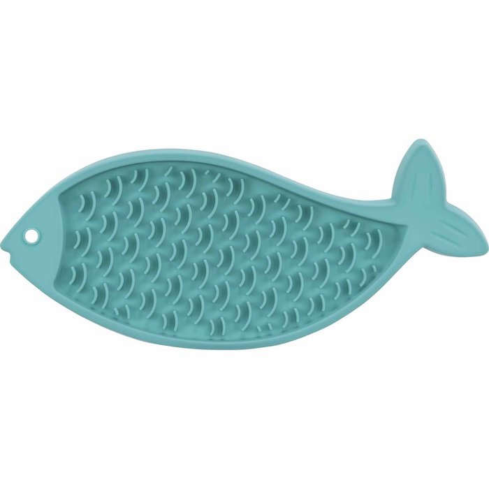 Lick'n'Snack mat, Silicone, 28 cm, Petrol