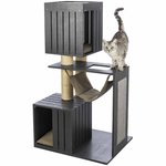 BE NORDIC Freia scratching Post, 123 cm, Anthracite/Sand